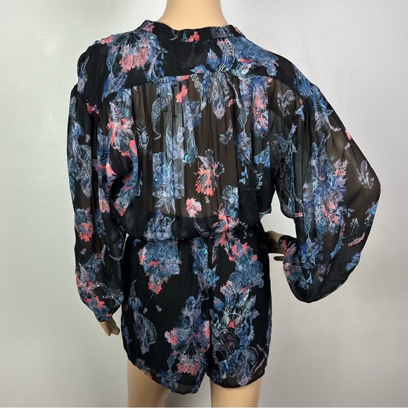 NEW IRO REVOLVE BLACK PRINTED ROMPER - Picture 7 of 10
